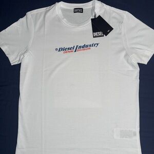 Diesel Solid Color New Industries Crewneck T-shirt M